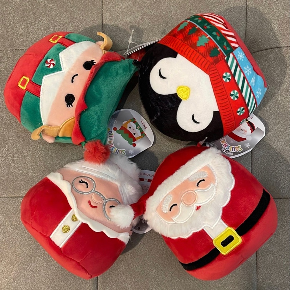 Squishmallows 4.5” Christmas Bundle